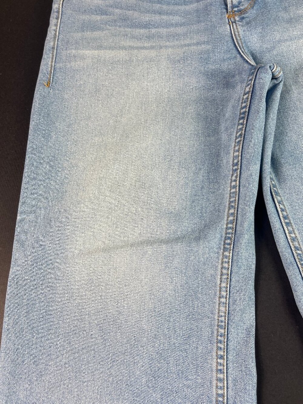 Driftwood Jeans Women's 31x25* Charlee High Rise Wide Leg Crop Blue Denim Tag 29 - Picture 5 of 16